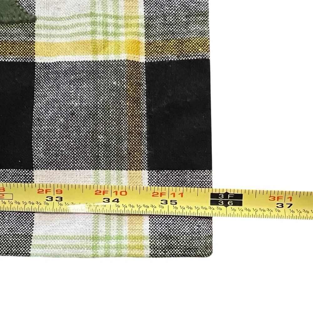 NEW - Buffalo Plaid Sunflower Table Runner - Size 36x15
